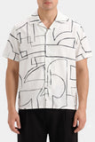 Men’s Digital Print Casual Shirt
