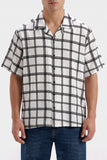 MENS CUBAN COLLAR SHIRT