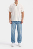 MENS CUBAN COLLAR SHIRT