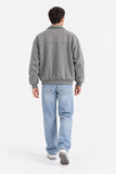 ZIP-UP SUEDE JACKET