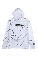 Marble Print Men's Hoodie