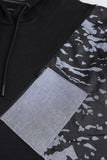 Paneled Streetwear Hoodie