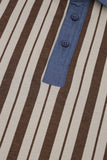 Men's Vertical Stripe Polo
