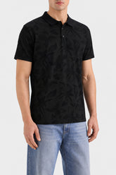 Men’s Midnight Floral Polo