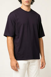 Men’s Dark Purple Oversized Tee