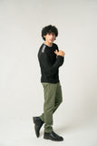 Black Athleisure Sweatshirt