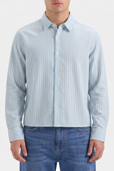 STRIPER CROPPED SHIRT