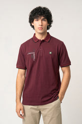 BRV Maroon Polo