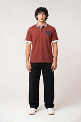 Contrast Collar Polo