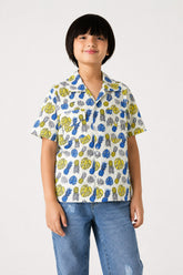 Boys' Pineapple Printed Shirt