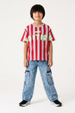 Boys' Striped Boxy Fit T-Shirt