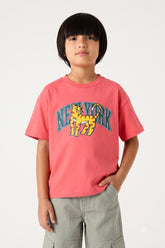 Boys' New York Tiger Graphic Boxy Fit Tee