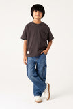 Boys' Double Pocket Boxy Tee