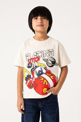 Boys' Racing Stitch Space Boxy Tee