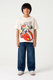Boys' Racing Stitch Space Boxy Tee
