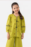 Girls’ Embroidered Green Co-Ord Set