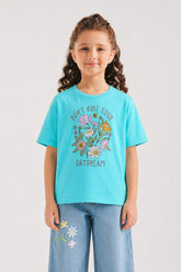Girls' Graphic Boxy Fit Tee