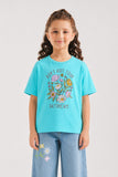 Girls' Graphic Boxy Fit Tee