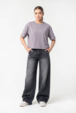 Women's Oversized Boxy Crop Tee