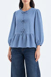 Women's Summer Meadow Tie-Front Top