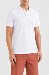 Men' Onyx Monogram Printed Polo