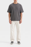 Men's Gray Dropped Shoulder Tee