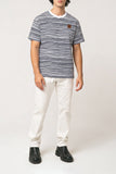 Men's Textured Striped Knit Tee
