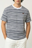 Men's Textured Striped Knit Tee