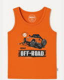 Off Road Orange Tank Top