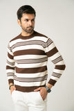 The Classic Earth Tone Stripe Sweater