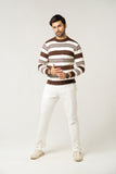 The Classic Earth Tone Stripe Sweater
