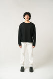 Black Motivational Graphic Long Sleeve Tee