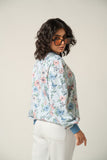 The Floral Print Crewneck Sweatshirt