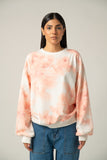 The Watercolor Floral Print Oversized Sweatshirt