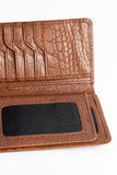 Men's Croc-Embossed Leather Wallet
