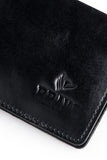 BRAVE Shining Black Leather Wallet
