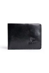 BRAVE Shining Black Leather Wallet