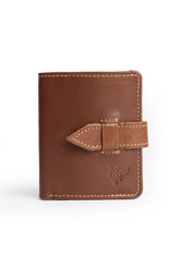 Men's Buckled Strap Leather Wallet
