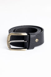 Textured Leather Belt
