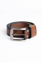 Dark Brown Leather Belt