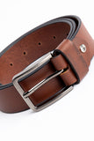 Shaded Leather Belt