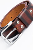 Shaded Leather Belt