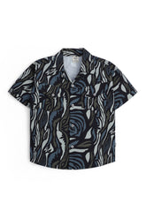 Boys' Abstract Camo-Print Shirt