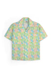 Boy's Multi-Neon Botanical Resort Shirt