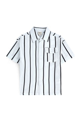 BOY'S VERTICAL STRIPED BUTTON-DOWN SHIRT
