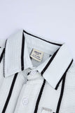 BOY'S VERTICAL STRIPED BUTTON-DOWN SHIRT