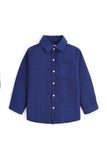 Solid Textured Casual Shirt