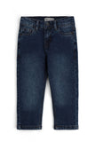 Boys' Stone Wash Straight Fit Jeans