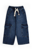 Boys' Comfort-Waist Cargo Jeans