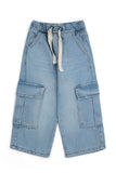 Boys' Comfort-Waist Cargo Jeans